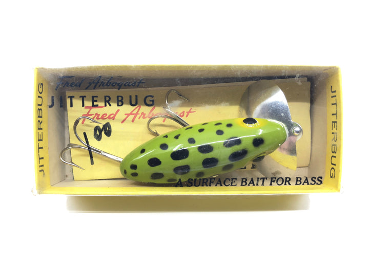Arbogast Jitterbug 675 A Frog Color New with Box