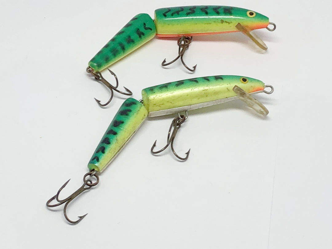 Two Jointed Rapala Minnow Firetiger Color
