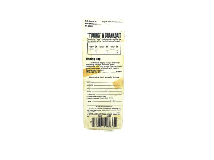 Bagley Diving B3 DB3-RB69 Root Beer/Green on Chartreuse Color New on Card