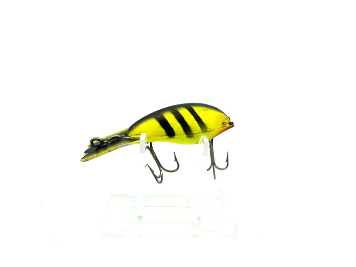 Arbogast Mud Bug, Yellow/Black Ribs Color