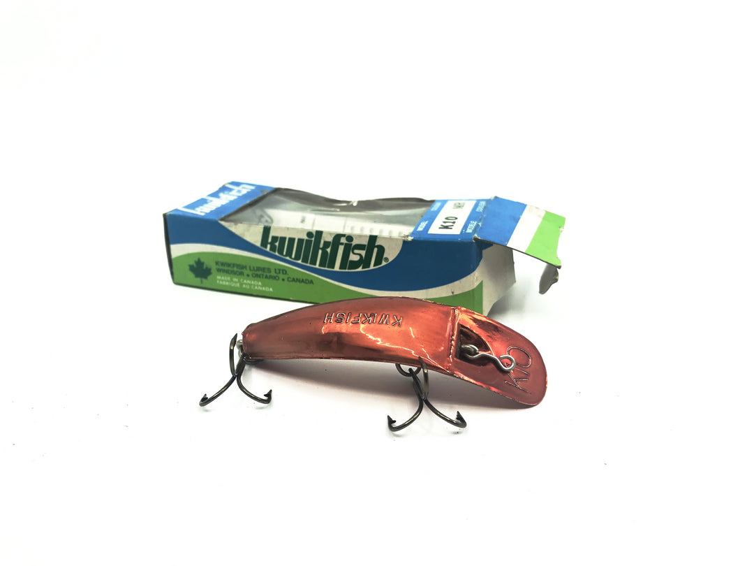 Pre Luhr-Jensen Kwikfish K10 MR Metallic Red Color Color New in Box Old Stock