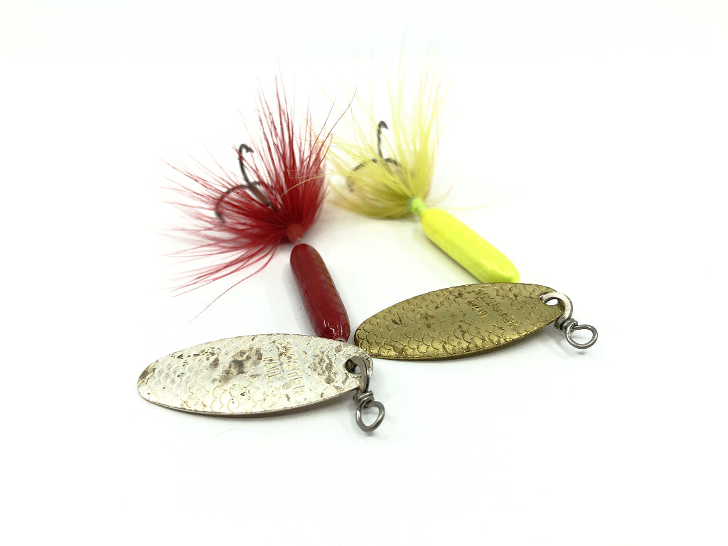Rooster Tail Two Pack Red and Yellow Early Models