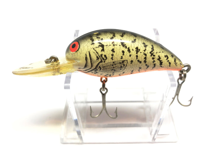 Bomber Model A Screwtail XPS White Perch Orange Belly Color Lure