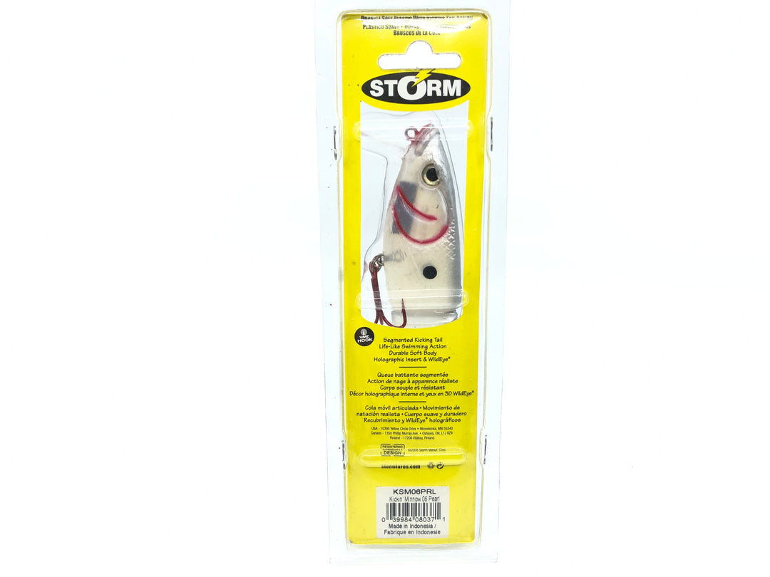 Storm Kickin' Minnow 06 Pearl Color New on Card