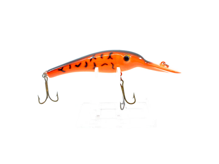 Lindy Shadling Baitfish Fluorescent Red Black Back Color.