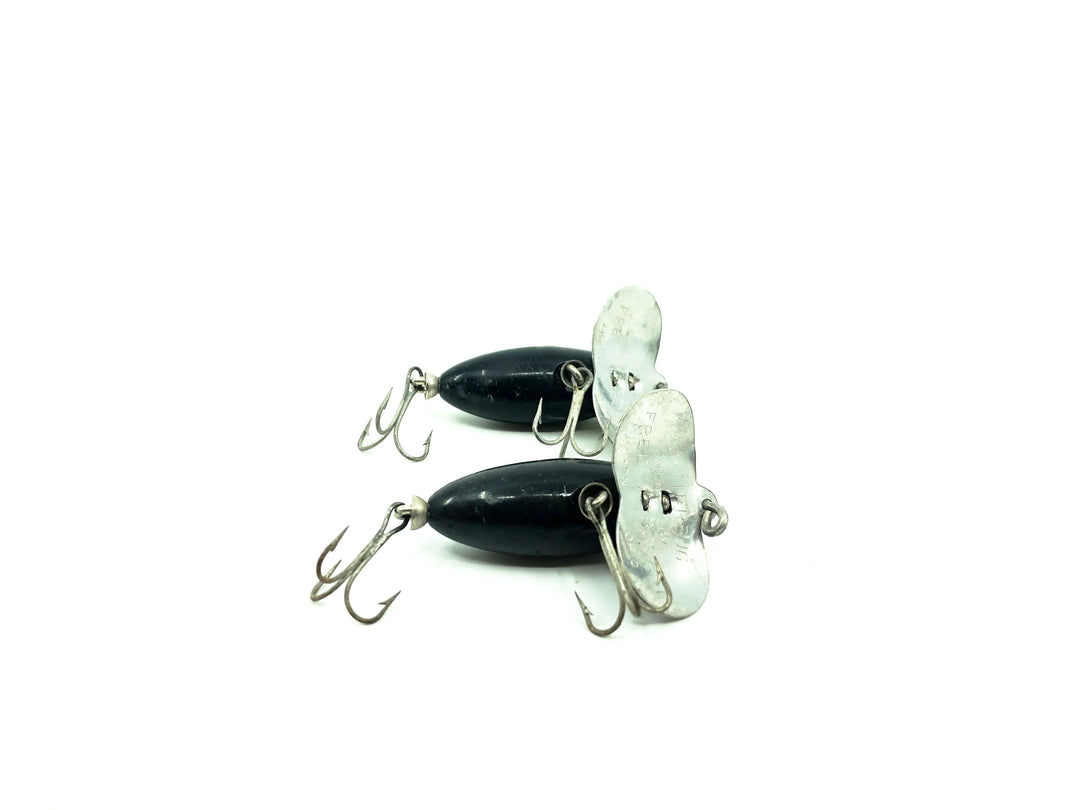 Two Arbogast Jitterbugs, Black Color