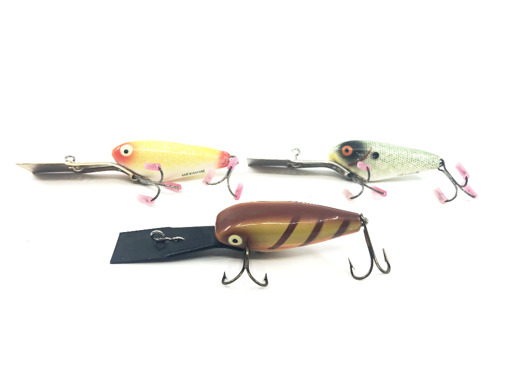 Lot of Three Heddon Deep 6 Lures