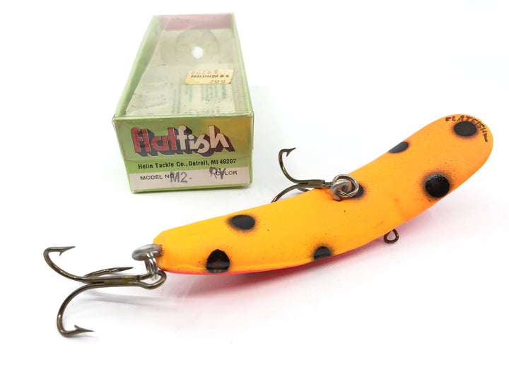 Helin Musky Flatfish M2 RY Red and Orange / Yellow New in Box