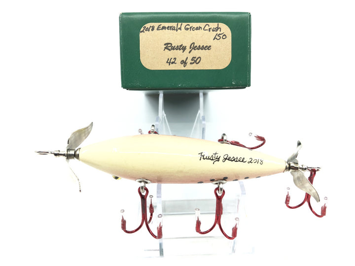 Rusty Jessee Killer Baits Model 150 Minnow in Emerald Green Crush Color 2018