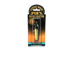 Poe's Cruise Minnow Series 2600F, Silver/Black Back Color on Card