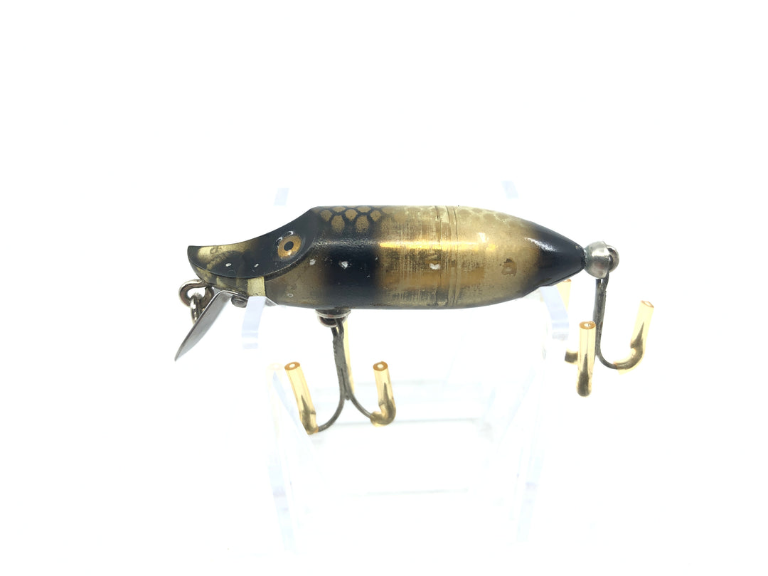 Heddon Tiny Floating River Runt Fish Flash Silver Reflector Black Scale Color FFSB