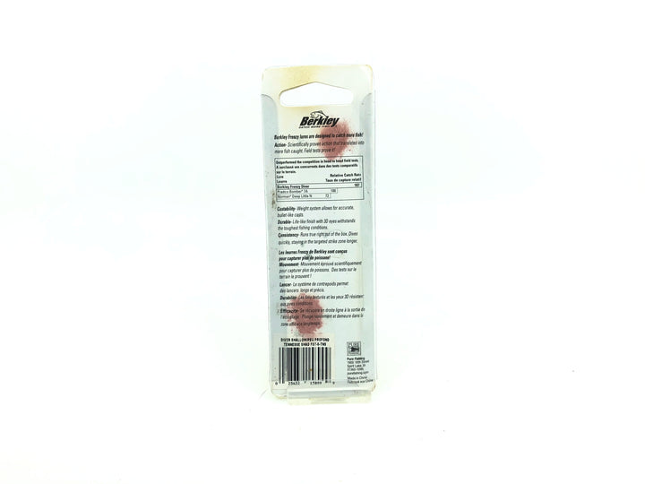 Berkley Frenzy Diver Shallow Tennessee Shad Color, New on Card, Old Stock