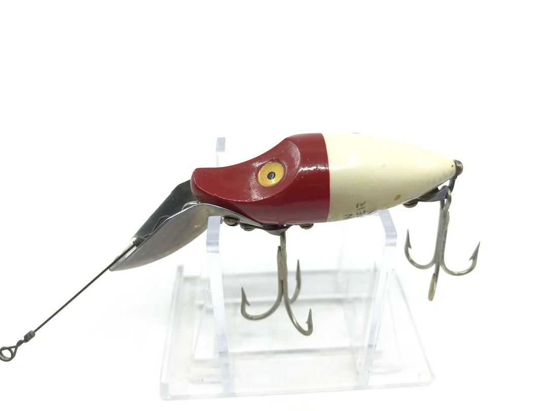 Heddon Go-Deeper Scoop Lip River Runt Red Head White Body Color