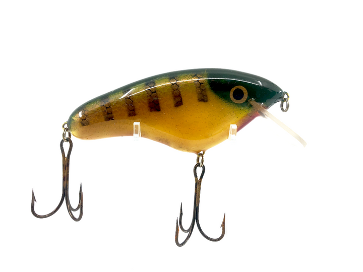 Crane 105 Musky Lure Green Perch Yellow Belly Color