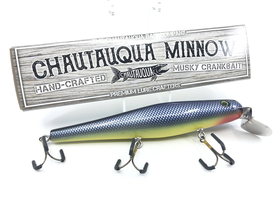 Chautauqua 8" Minnow Musky Lure Special Order Color "Purple Eel"