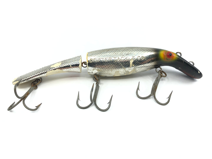 Drifter Tackle The Believer 8" Jointed Musky Lure Color 24 Chrome Scale