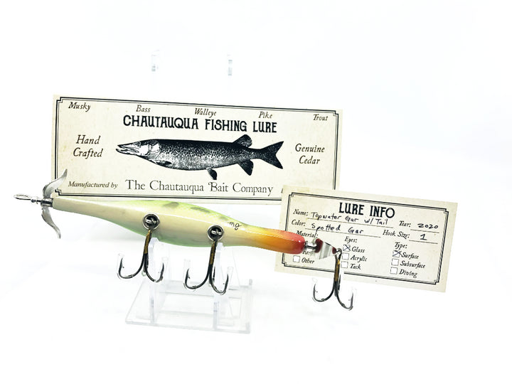 Chautauqua Custom Topwater Gar in Spotted Gar Color