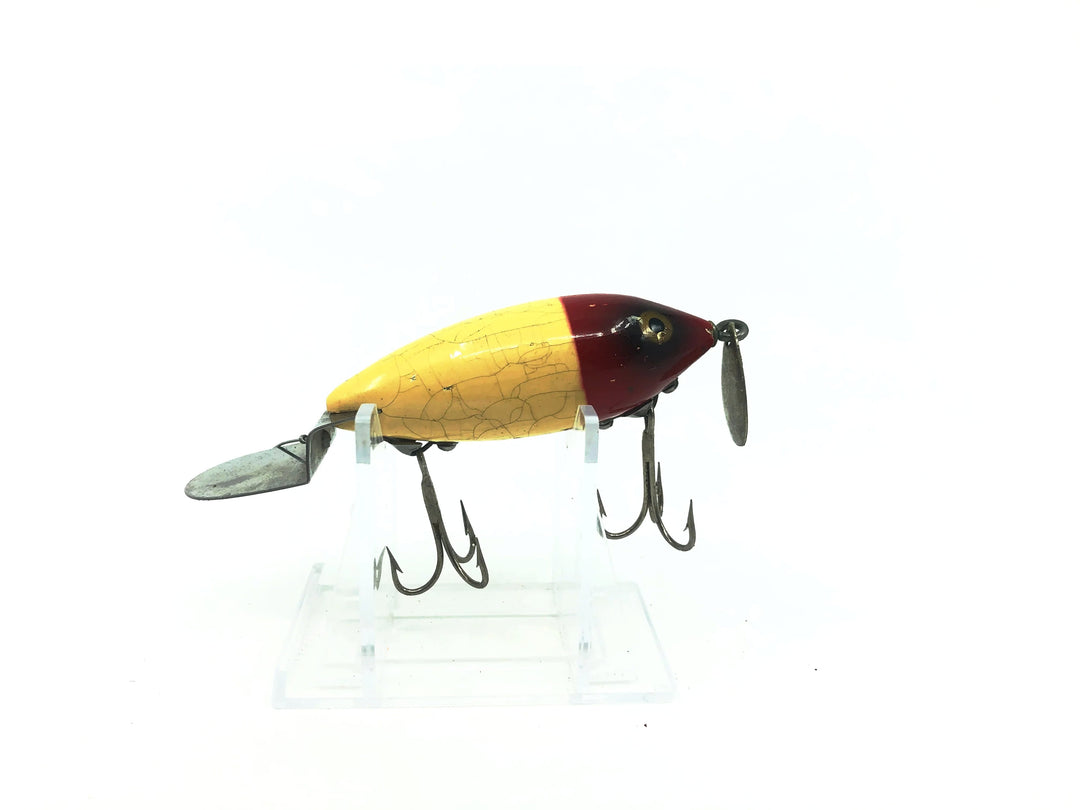 Heddon Go-Deeper Crab, D1900, RH Red Head/White Body Color