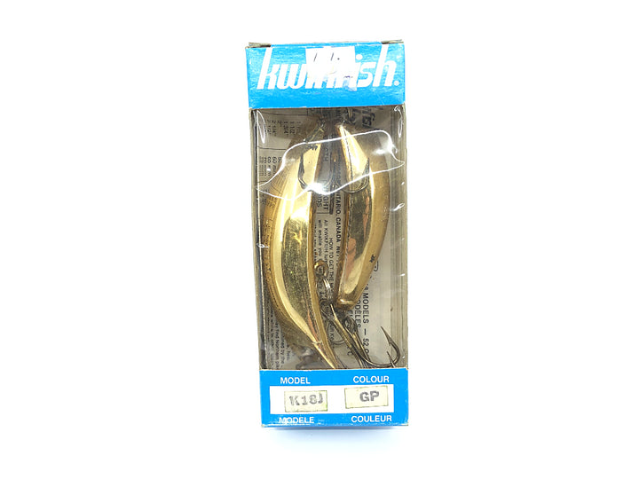 Pre Luhr-Jensen Kwikfish Jointed K18J GP Gold Plate Color New in Box Old Stock