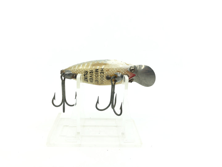 Heddon Midget River Runt Spook 9010, XRW White Shore Minnow Color