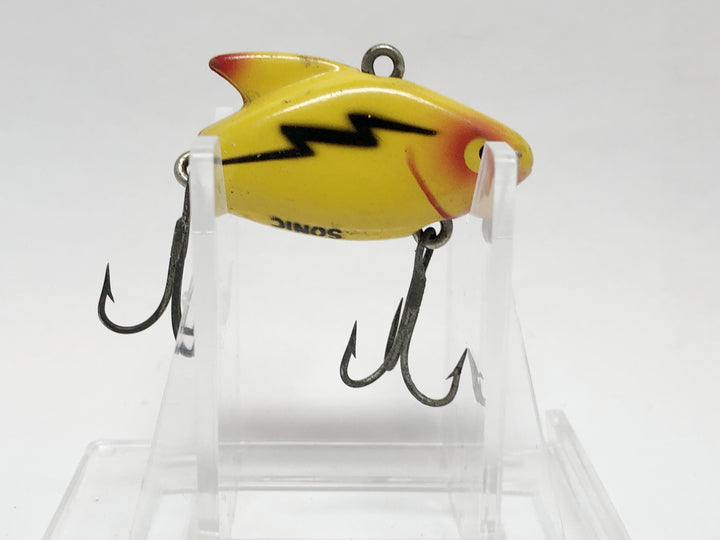 Heddon Sonic Yellow with Black Lightning Bolt