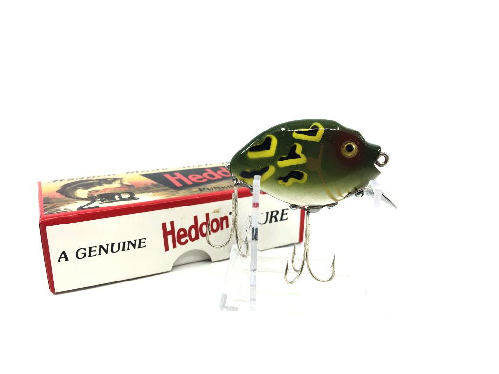 Heddon 9630 2nd Punkinseed X9630DGLF Dark Green Lunny Frog Color New in Box