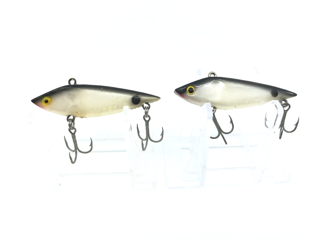 Cotton Cordell Spots Black Back Shiner Lot of Two Small Size