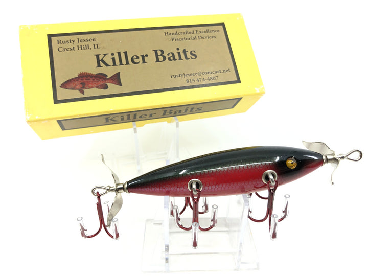 Rusty Jessee Killer Baits Model 150 Minnow in Redside Black Color 2014