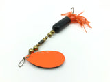 Orange and Black Spinnerbait
