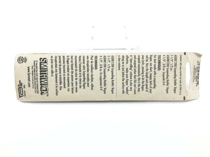 Smithwick Suspending Pro Rogue in Silver Color New on Card