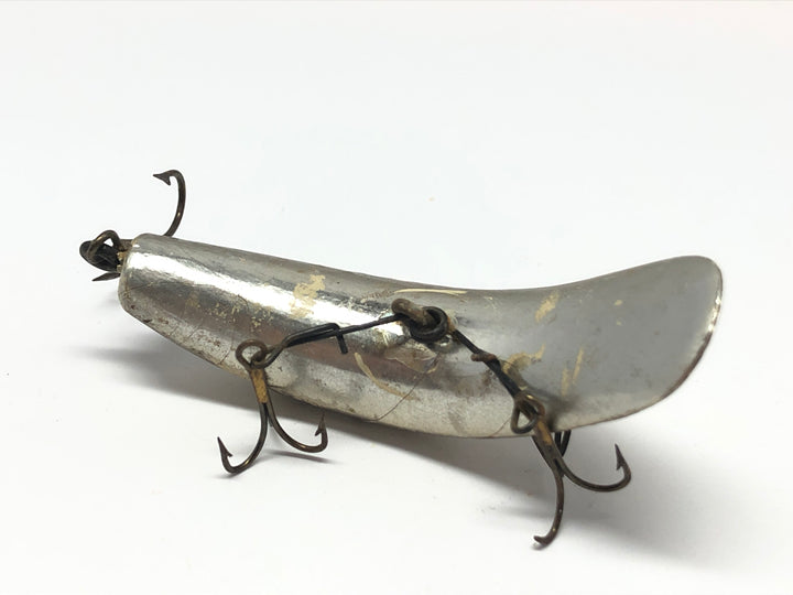 Helin Flatfish SPS Wooden Lure Silver Color