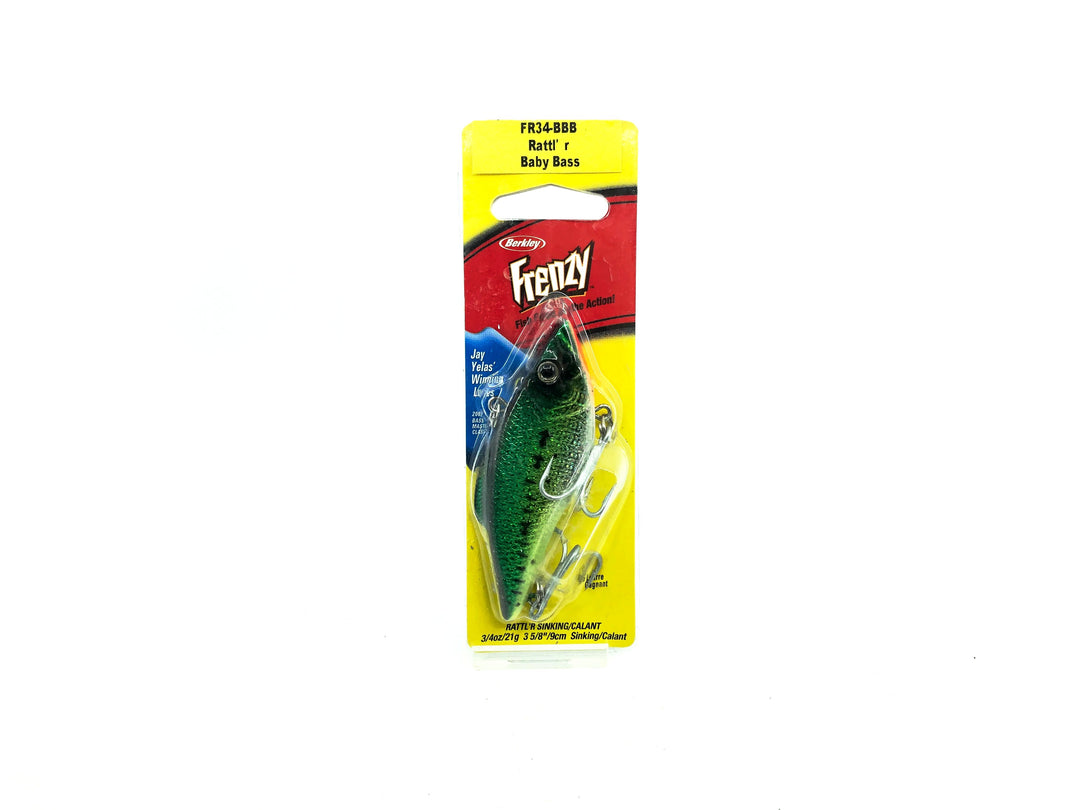 Berkley Frenzy Rattl' R Baby Bass Color, New on Card, Old Stock