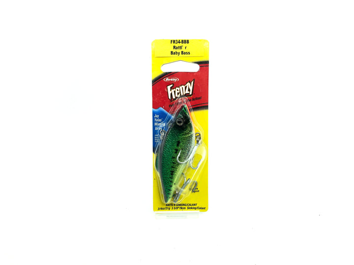 Berkley Frenzy Rattl' R Baby Bass Color, New on Card, Old Stock