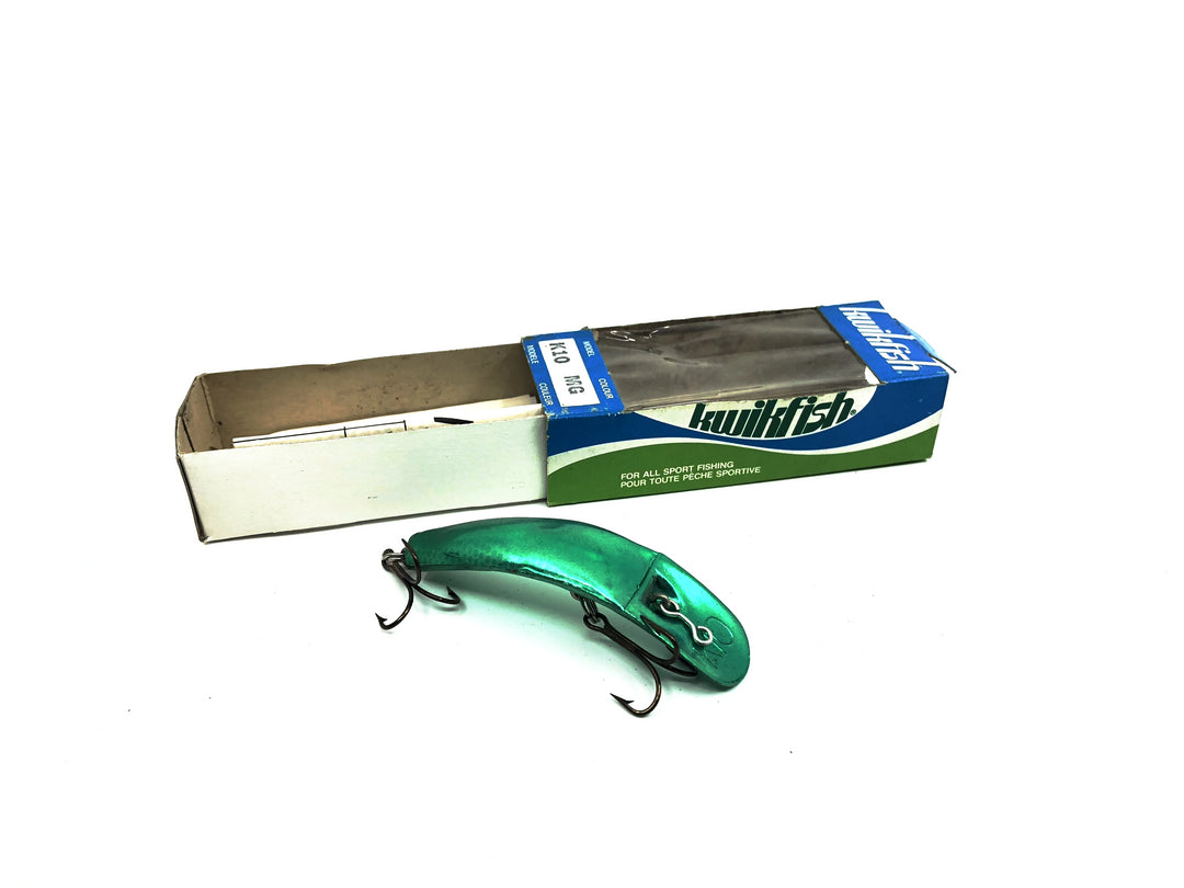 Pre Luhr-Jensen Kwikfish K10 MG Metallic Green Color New in Box Old Stock