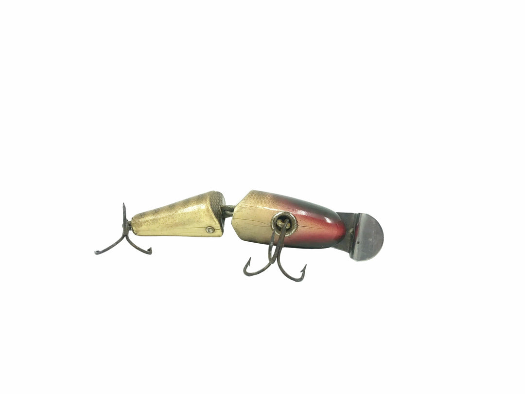Creek Chub 2700 Baby Jointed Pikie Minnow in Pikie Color Wooden Lure Glass Eyes