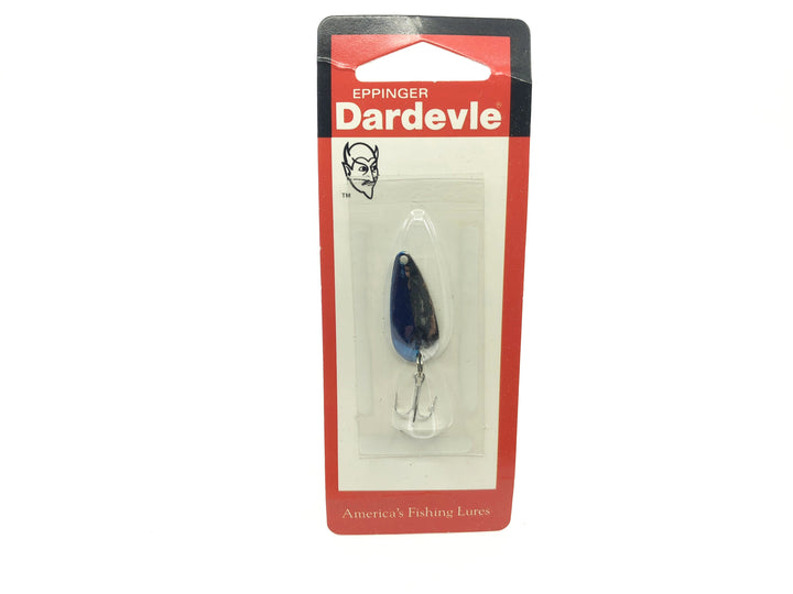 Eppinger Dardevle Lil Devle 1/8 oz 1365 Color 65 Hammered Nickel Blue New on Card