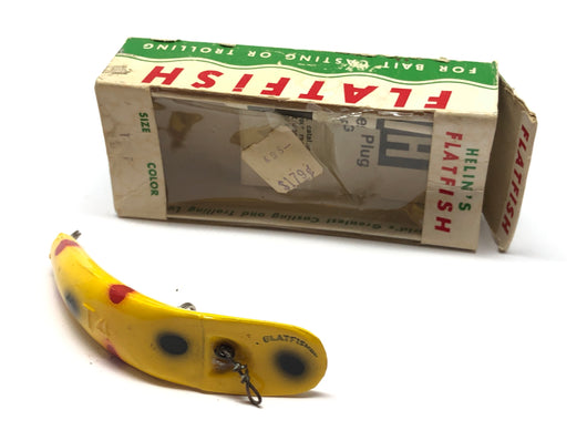 Helin Flatfish T4 YE (Yellow) with Box and No Hooks