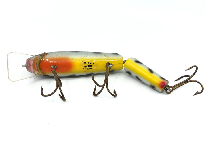 Wiley Jointed 6 1/2" Musky King Jr. in Silver Coachdog Color