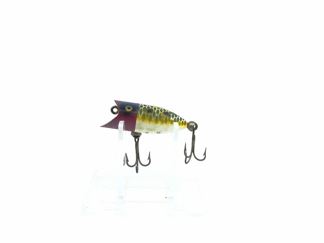 Heddon Tiny Lucky 13 JRH Red Head Frog Scale Color