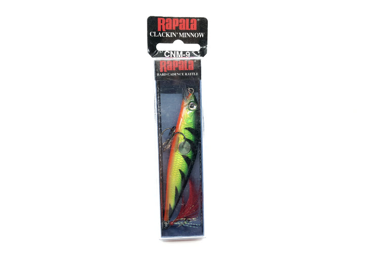 Rapala Clackin' Minnow CNM-9 FT Firetiger Color New in Box Old Stock