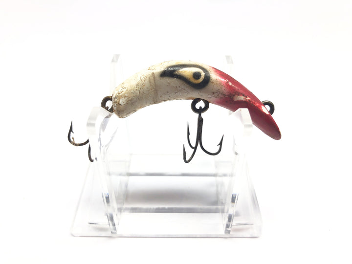 Kautzky Lazy Ike 1 Wooden Lure Red and White