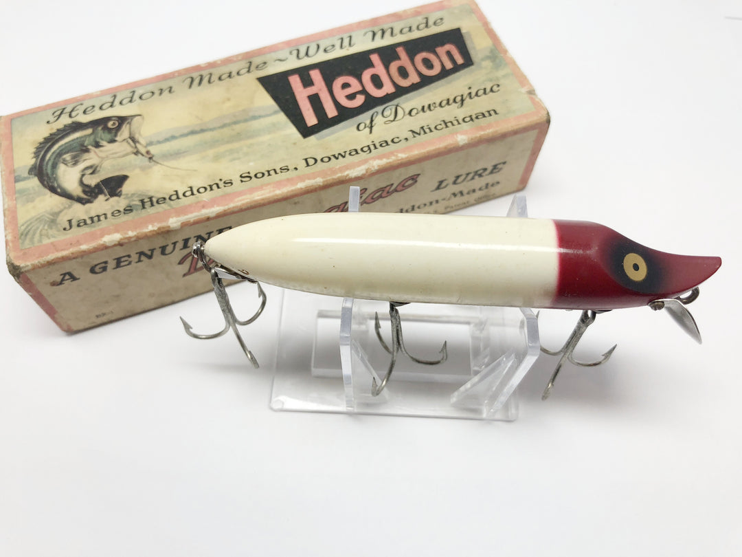 Heddon Vamp Spook Red Head White Body with Box