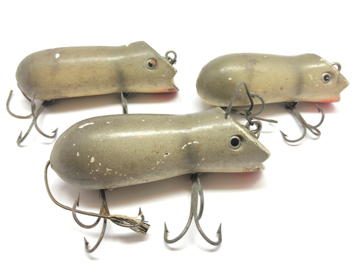 "Three Blind Mice" Lot of Three Shakespeare Swimming Mouse Lures