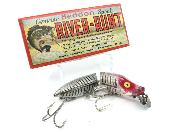 Heddon Jointed Floater River Runt 9430 XRS Silver Shore Minnow Color with Box