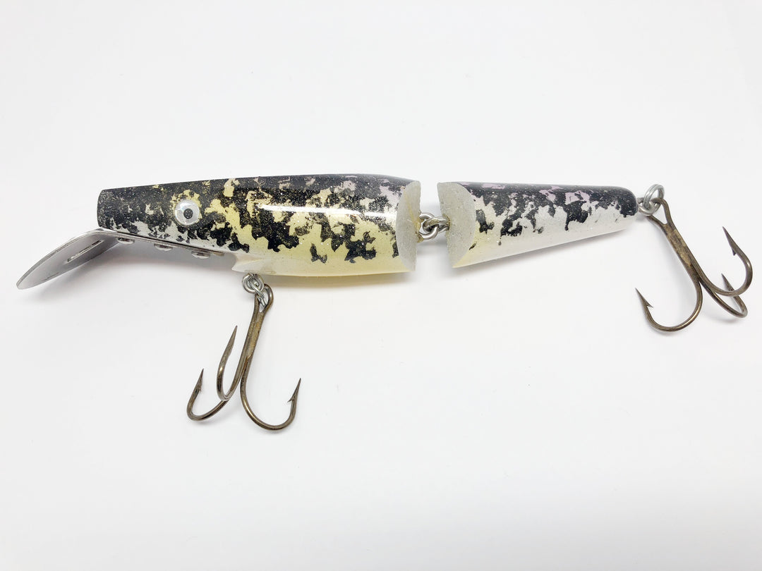 Musky Jointed Shark Looking Lure in Crappie Color