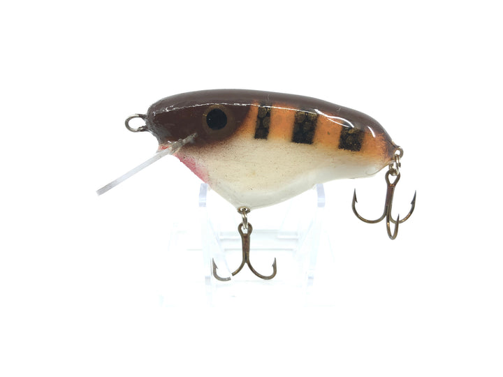 Crane Wooden Musky Lure 103 in Brown Perch Color
