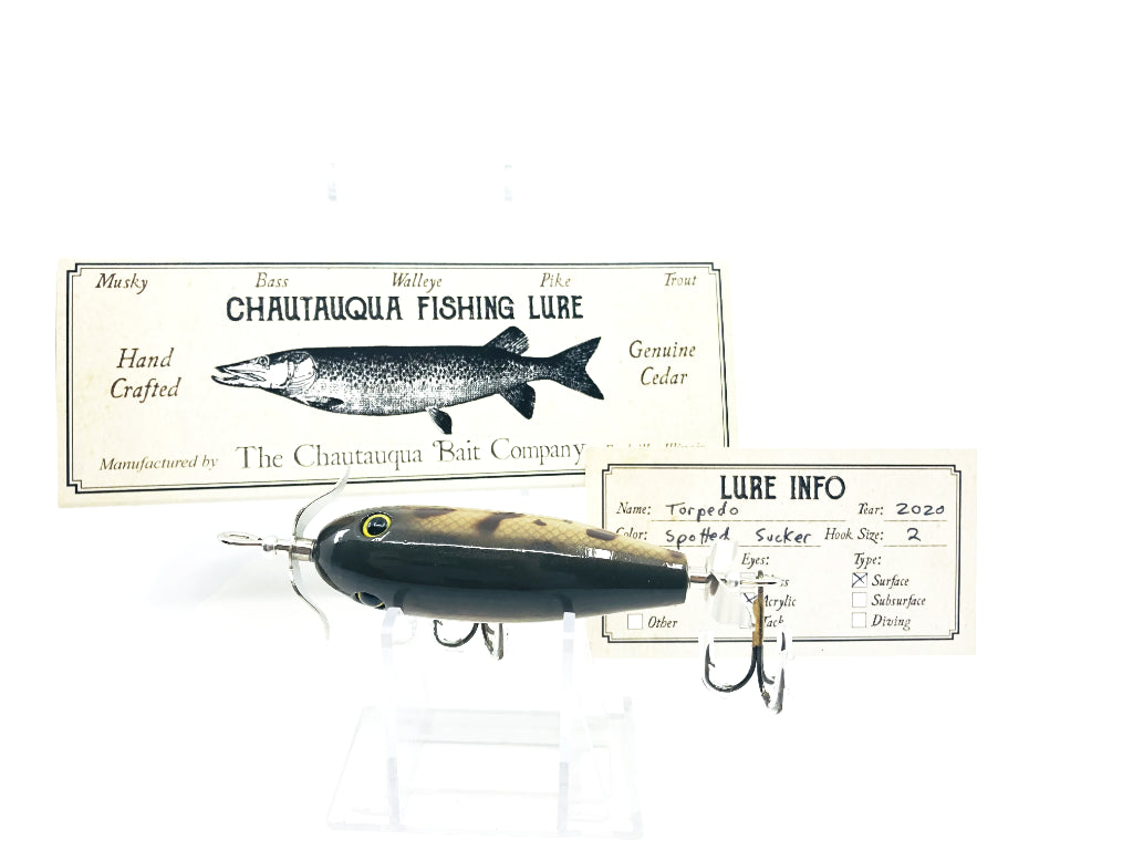 Chautauqua Special Order Wooden Torpedo in Spotted Sucker Color 2020