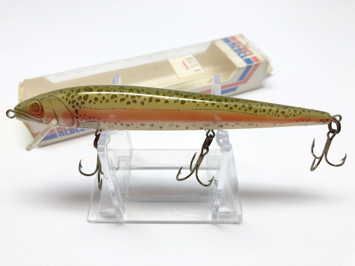 Rebel Floater Minnow Rainbow Trout Color F 2071 with Box