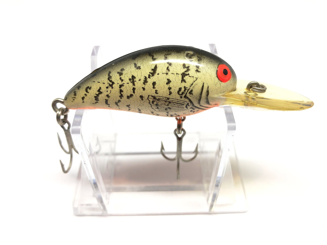 Bomber Model A Screwtail XPS White Perch Orange Belly Color Lure