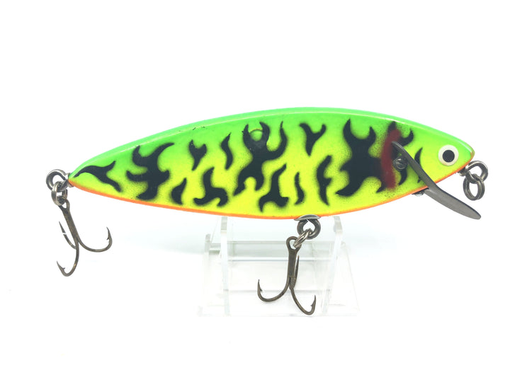 Vintage Hellraiser Psycho Path Musky Lure 6" Fire Tiger Color